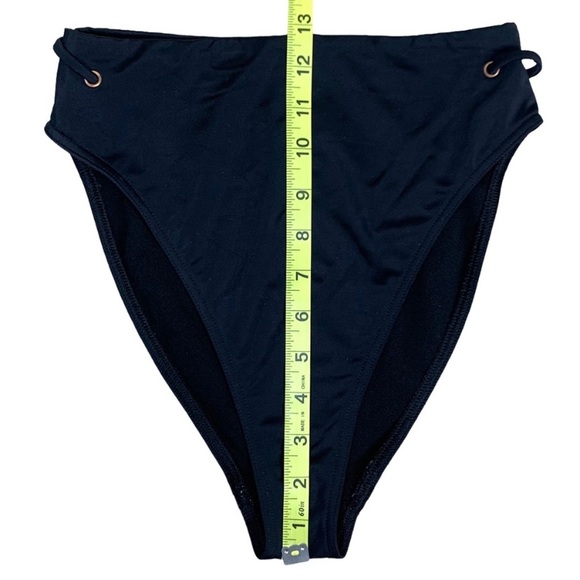 ASOS Women’s Black High Waisted Bikini Bottom Size 4 - Picture 7 of 8